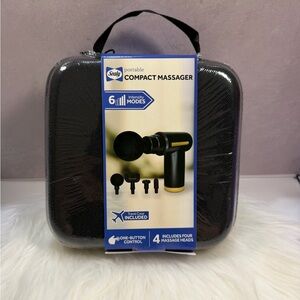 Sealy Black Portable Compact Massager